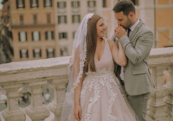 glamourous wedding gown